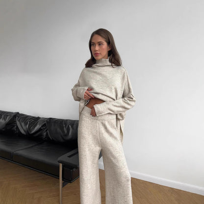 Jonah | Women’s Relaxed Turtleneck Knit Lounge Set