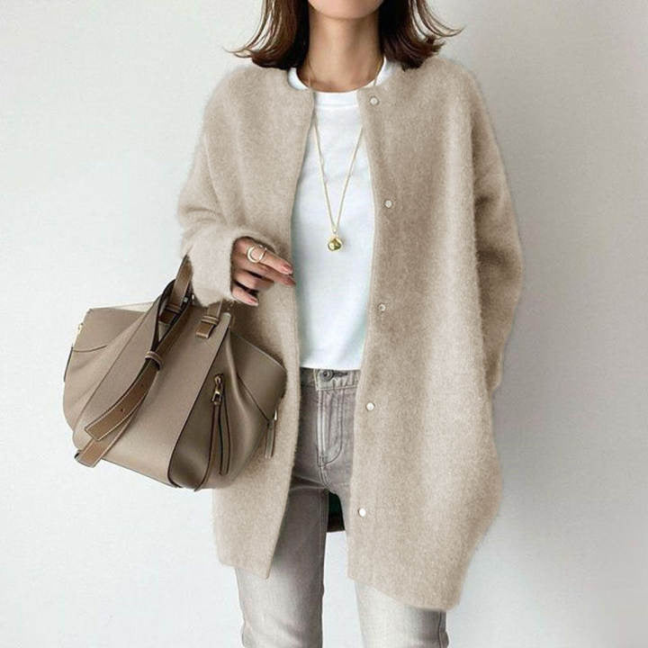 Rosanna | Women’s Minimalist Longline Button Cardigan