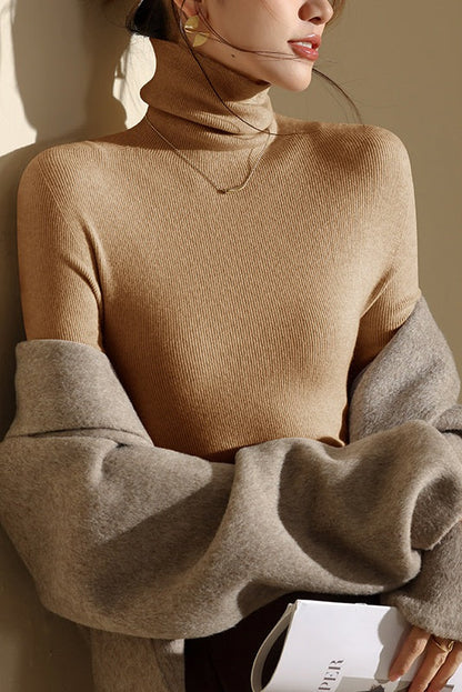 Magnolia | Women’s High Neck Slim Fit Knit Top
