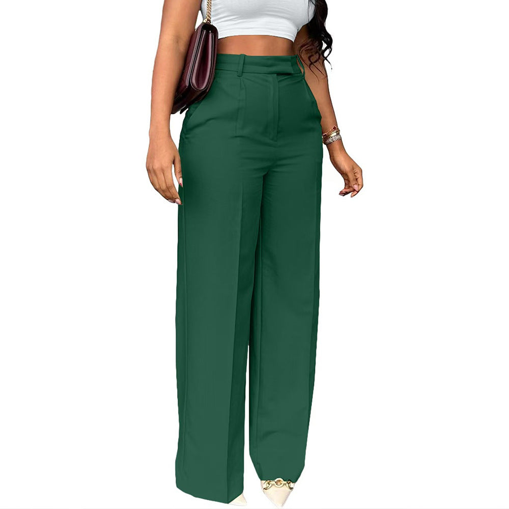 Ofira | Women’s High-Waist Tailored Wide Leg Trousers