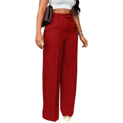 Ofira | Women’s High-Waist Tailored Wide Leg Trousers