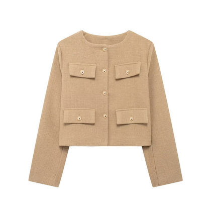 Hilda | Women’s Cropped Textured Jacket