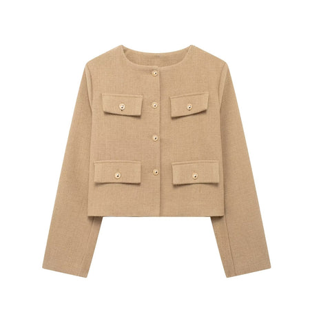 Hilda | Women’s Cropped Textured Jacket
