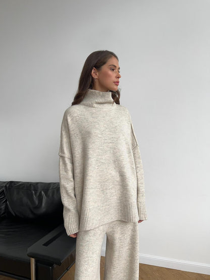 Jonah | Women’s Relaxed Turtleneck Knit Lounge Set