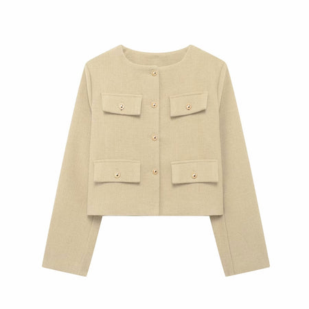 Hilda | Women’s Cropped Textured Jacket