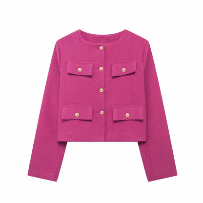 Hilda | Women’s Cropped Textured Jacket