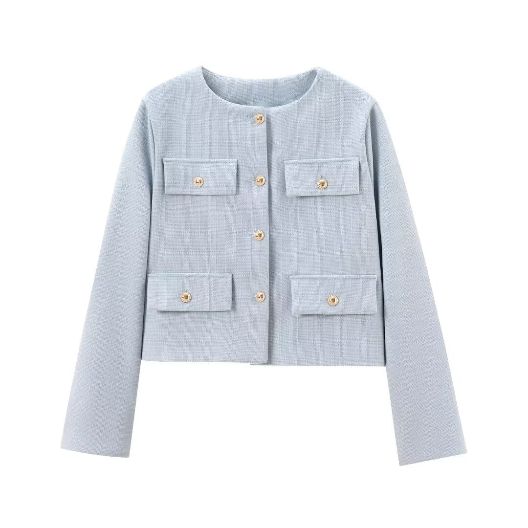 Hilda | Women’s Cropped Textured Jacket