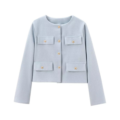 Hilda | Women’s Cropped Textured Jacket