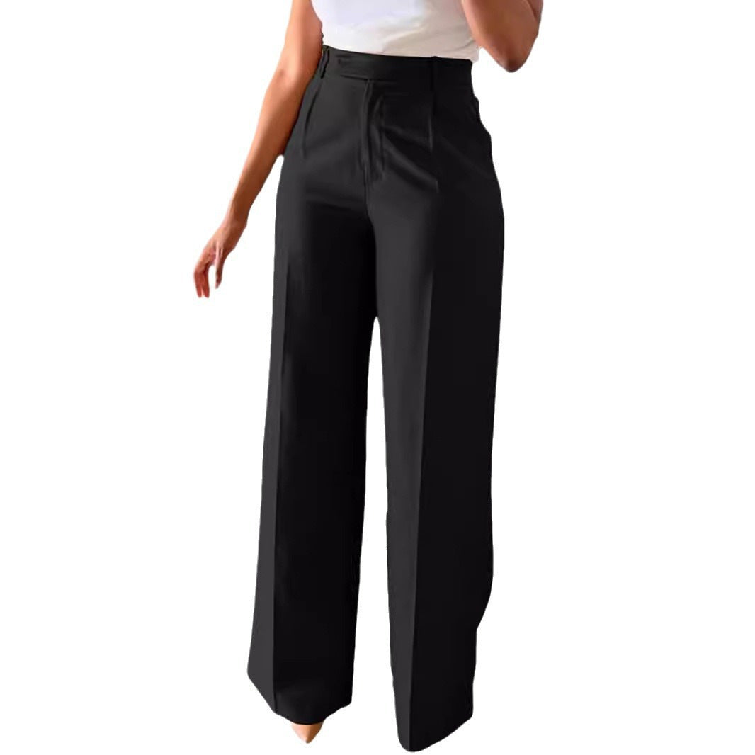 Ofira | Women’s High-Waist Tailored Wide Leg Trousers
