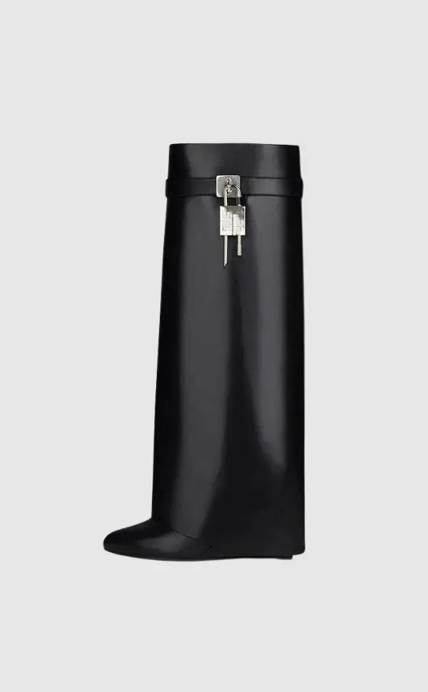 Marley | Women’s Sculptural Knee High Wedge Boots