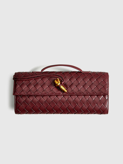 Oprah | Women’s Woven Flap Clutch & Shoulder Bag