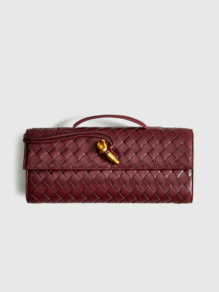 Oprah | Women’s Woven Flap Clutch & Shoulder Bag