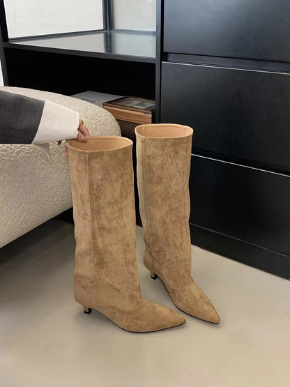 Ottilie | Women’s Knee-High Kitten Heel Boots