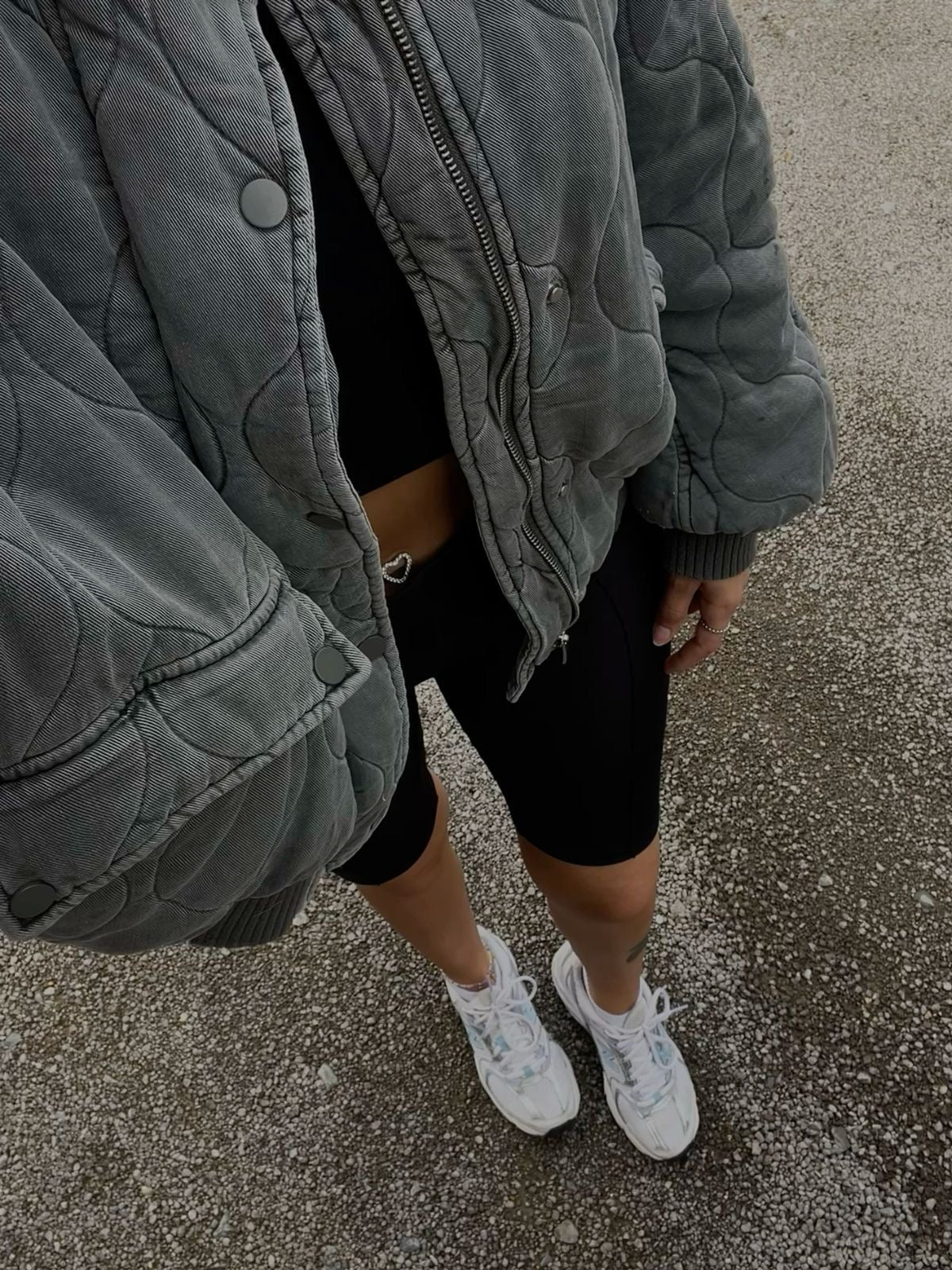 Hillarie | Women’s Oversized Quilted Bomber Jacket