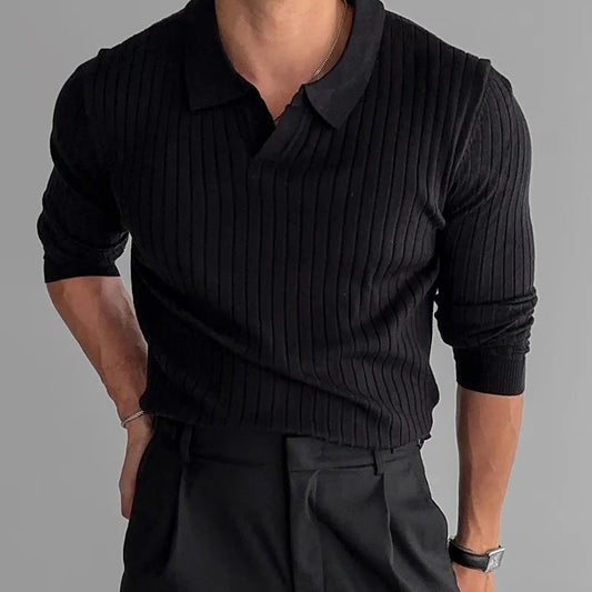 Paolo | Men’s Ribbed Polo Shirt