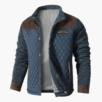 Quane | Men’s Quilted Jacket with Stand-Up Collar