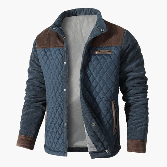 Quane | Men’s Quilted Jacket with Stand-Up Collar
