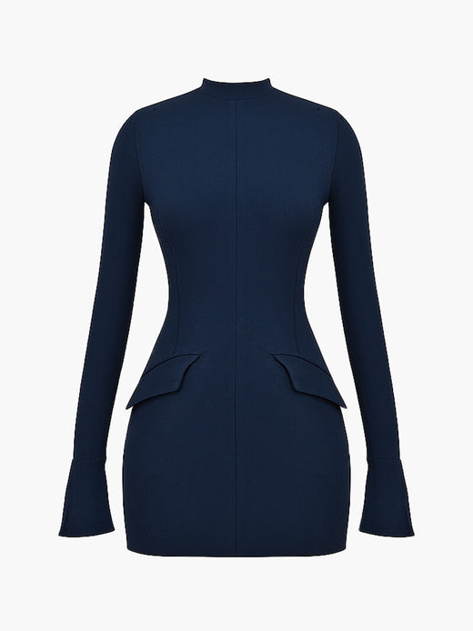 Raina | Women’s Navy Bodycon Mini Dress