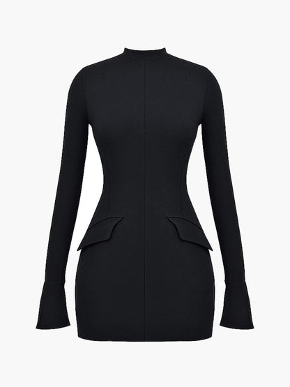 Raina | Women’s Navy Bodycon Mini Dress