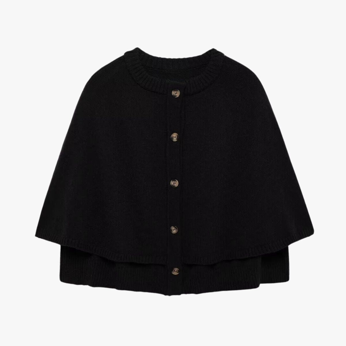 Raisa | Women’s Button Front Short Cape Cardigan