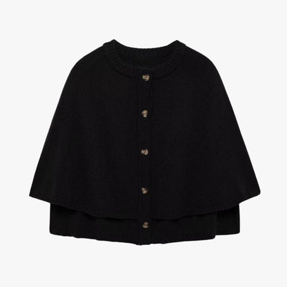 Raisa | Women’s Button Front Short Cape Cardigan