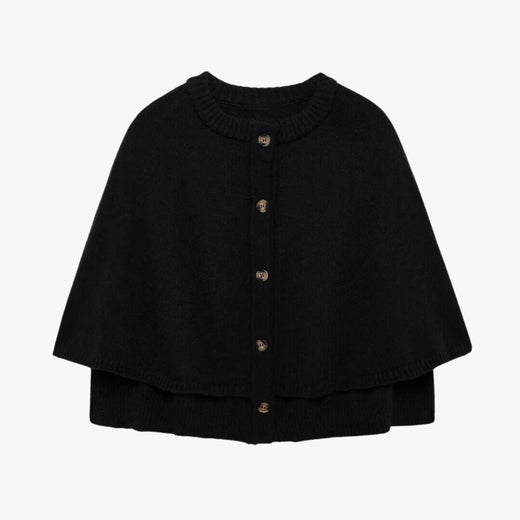Raisa | Women’s Button Front Short Cape Cardigan