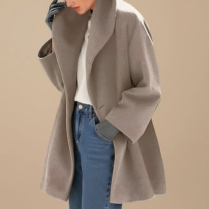 Raviela | Women’s A-Line Swing Mid-Length Coat