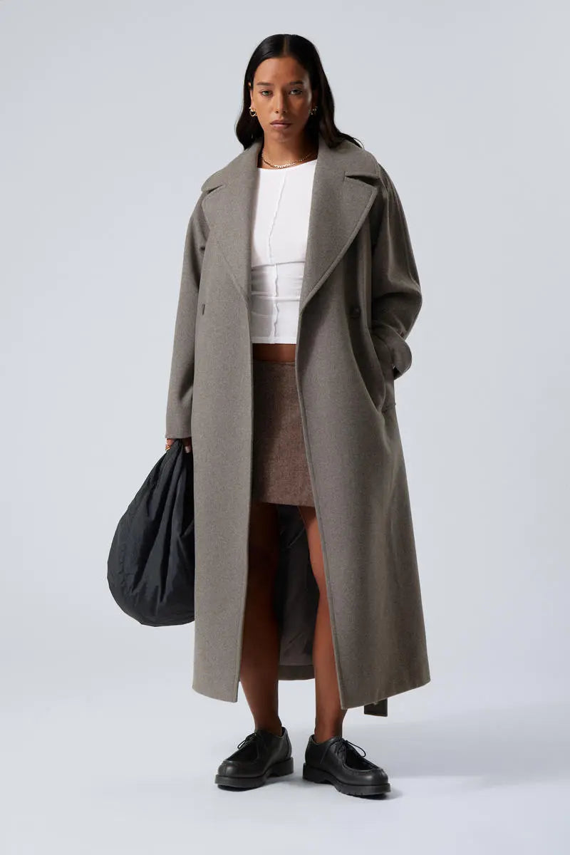 Reece | Women’s Oversized Double Breasted Wool Overcoat