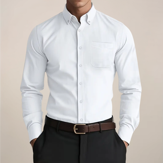 Renvio | Men’s Classic Long Sleeve Button-Up Shirt