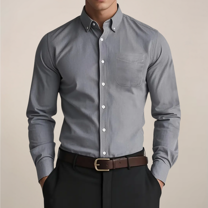 Renvio | Men’s Classic Long Sleeve Button-Up Shirt