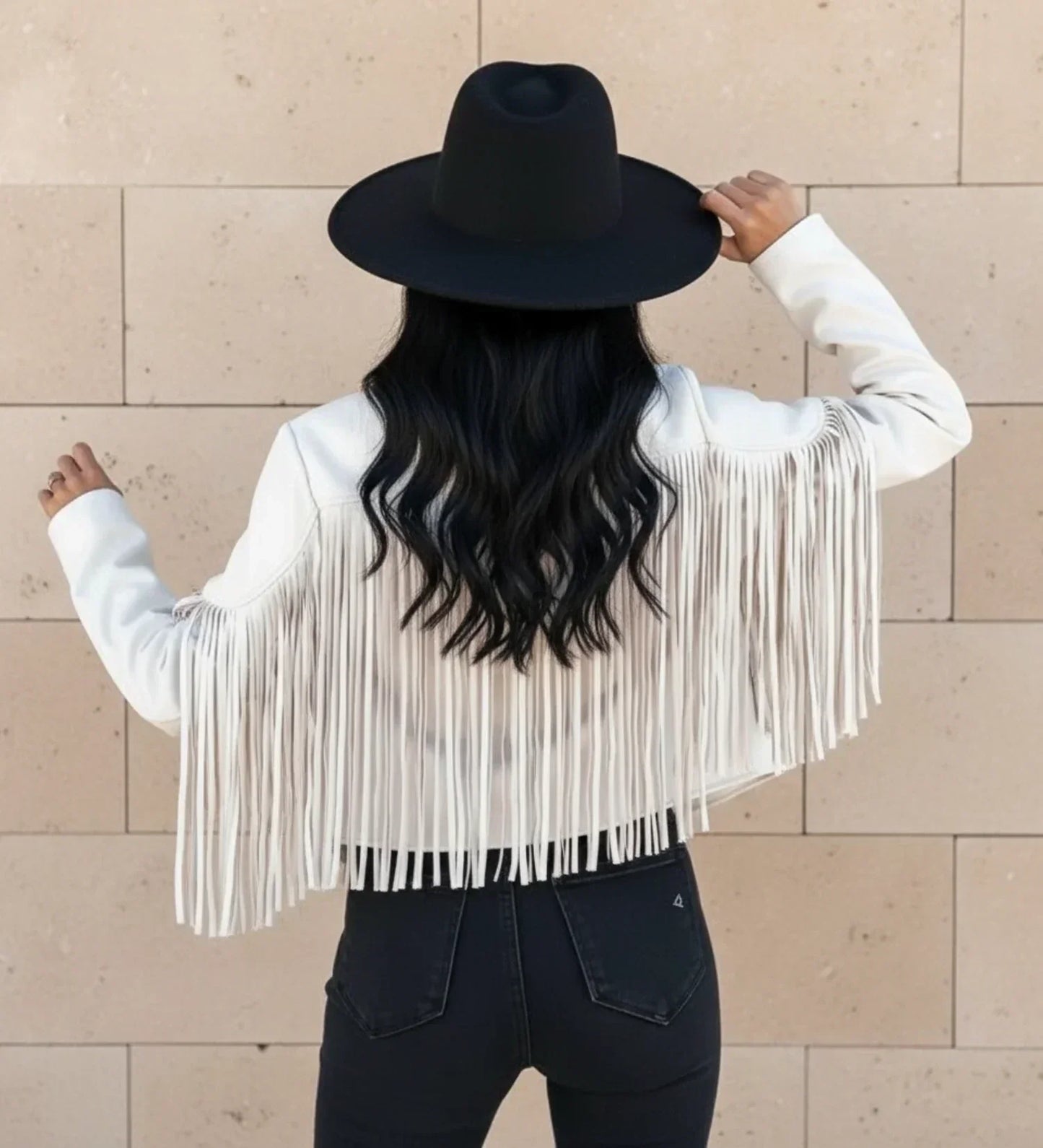 Reyana | Women’s Western Fringe Cropped Jacket