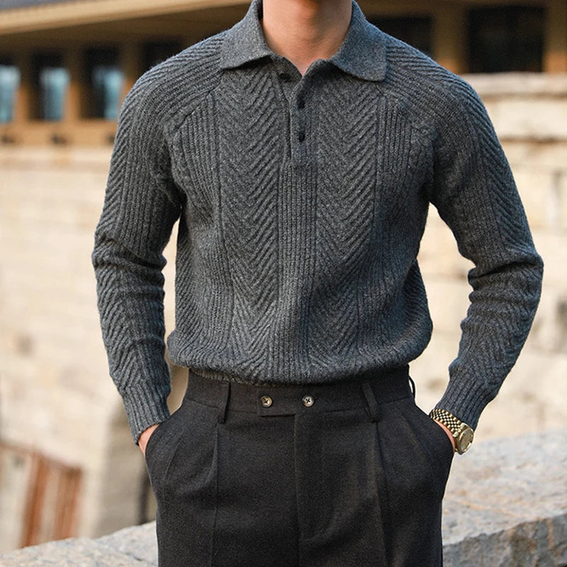 Ryder | Men’s Hand Knitted Luxury Sweater