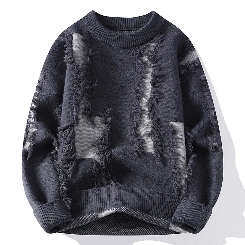Ryker | Men’s Distressed Streetwear Crewneck
