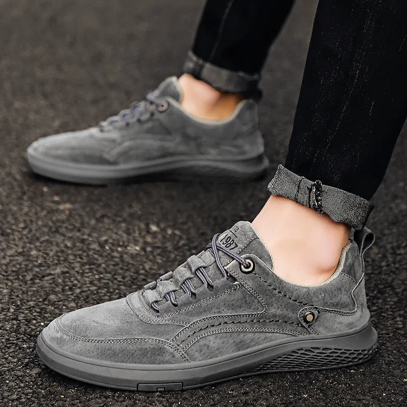 Garett | Men’s Suede Casual Sneakers