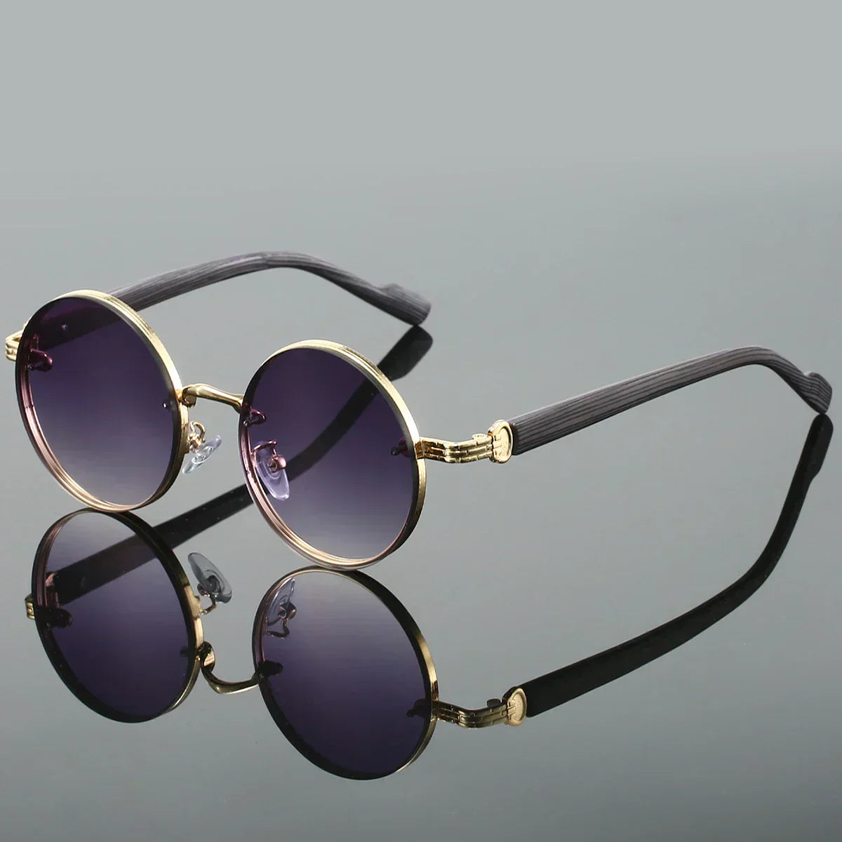 Limo | Men’s Retro Circular Gradient Sunglasses