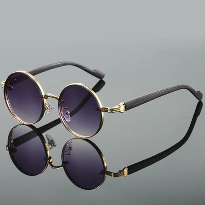 Limo | Men’s Retro Circular Gradient Sunglasses