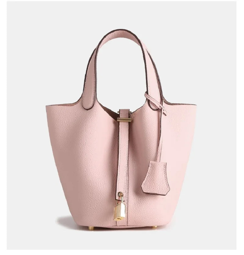 Syrah | Women’s Structured Leather Bucket Bag