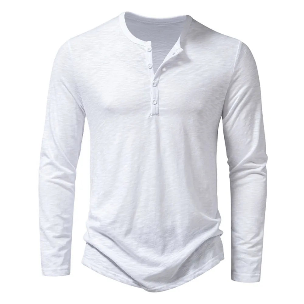 Henley | Men’s Cotton Henley Shirt