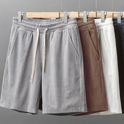 Tenley | Men’s Waffle Knit Drawstring Shorts
