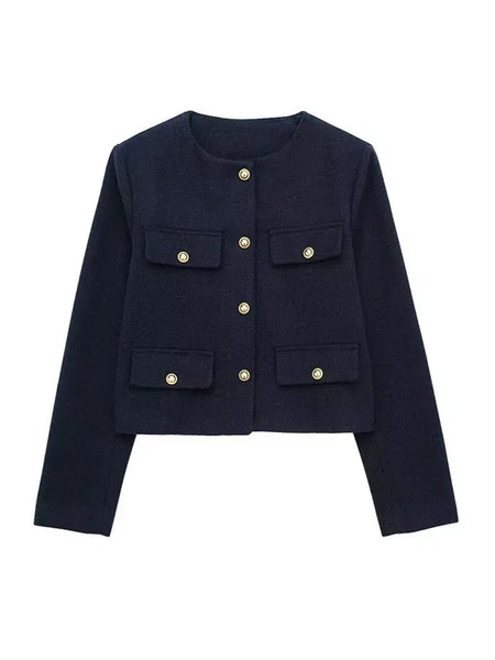 Hilda | Women’s Cropped Textured Jacket