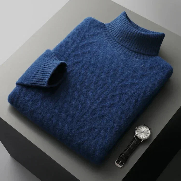 Jayman | Men’s Radcliffe Merino Wool Turtleneck