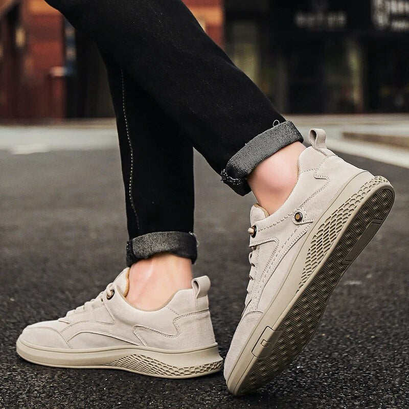 Garett | Men’s Suede Casual Sneakers
