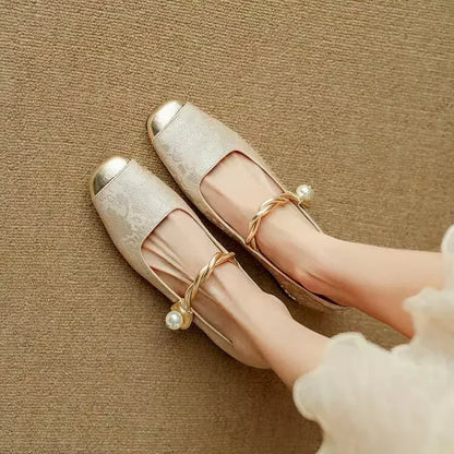 Jeffy | Women’s Satin Square Toe Pumps