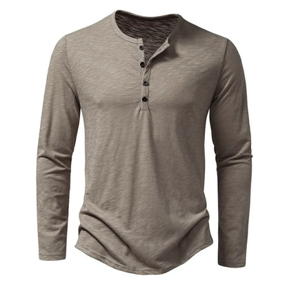 Henley | Men’s Cotton Henley Shirt