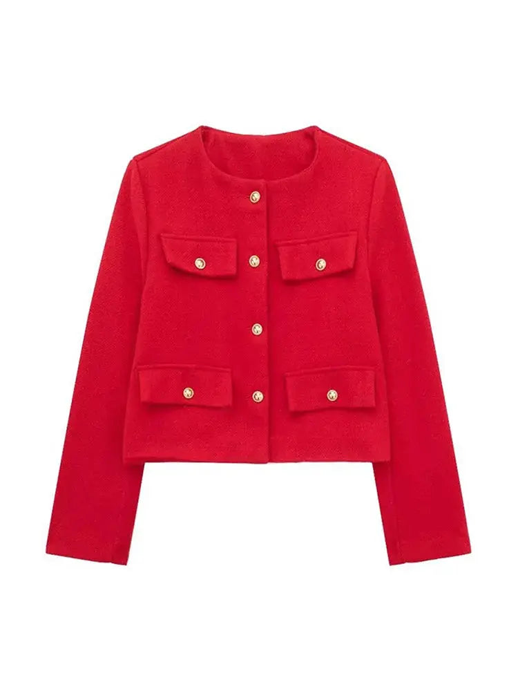 Hilda | Women’s Cropped Textured Jacket