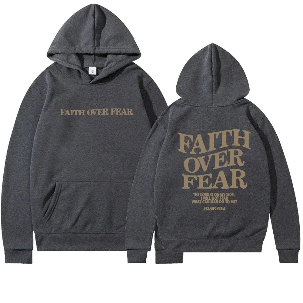 Mirane | Unisex Faith Over Fear Graphic Hoodie