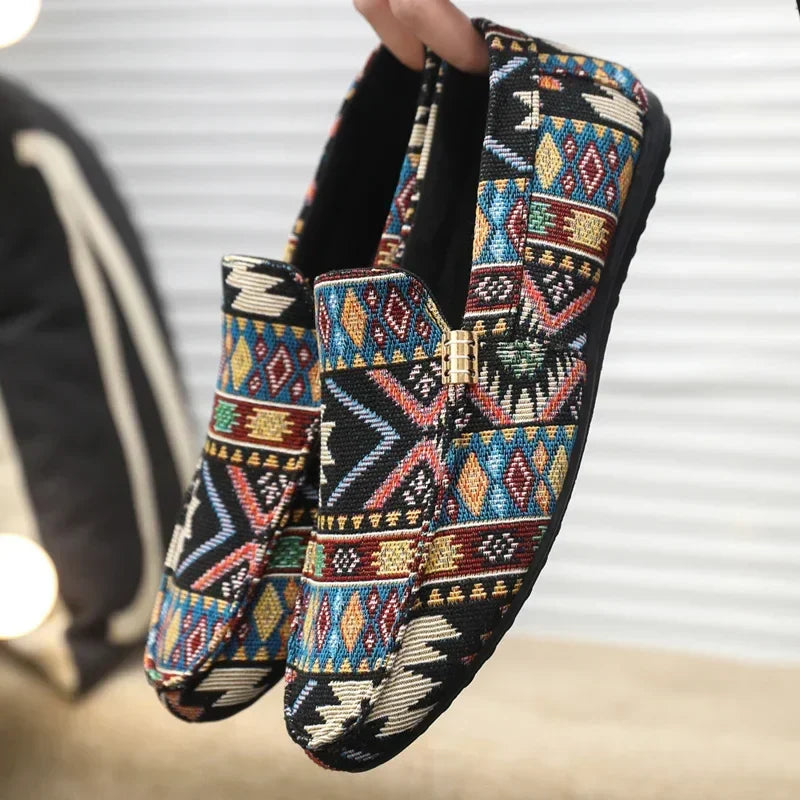 Creed | Men’s Aztec Canvas Loafers