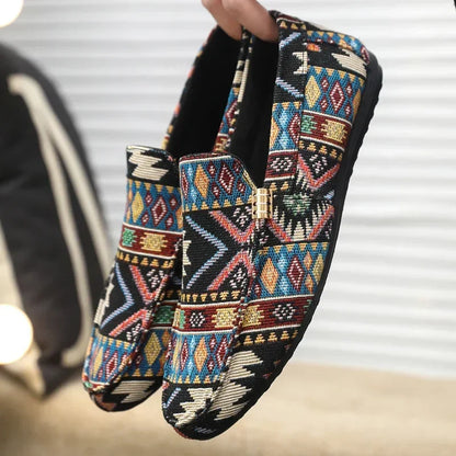 Creed | Men’s Aztec Canvas Loafers