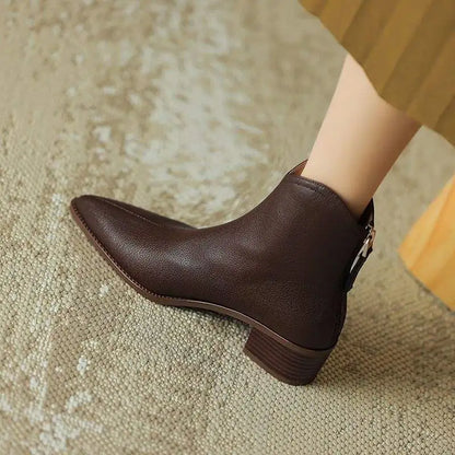 Kayleah | Women’s Premium Leather Ankle Boots
