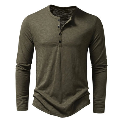 Henley | Men’s Cotton Henley Shirt